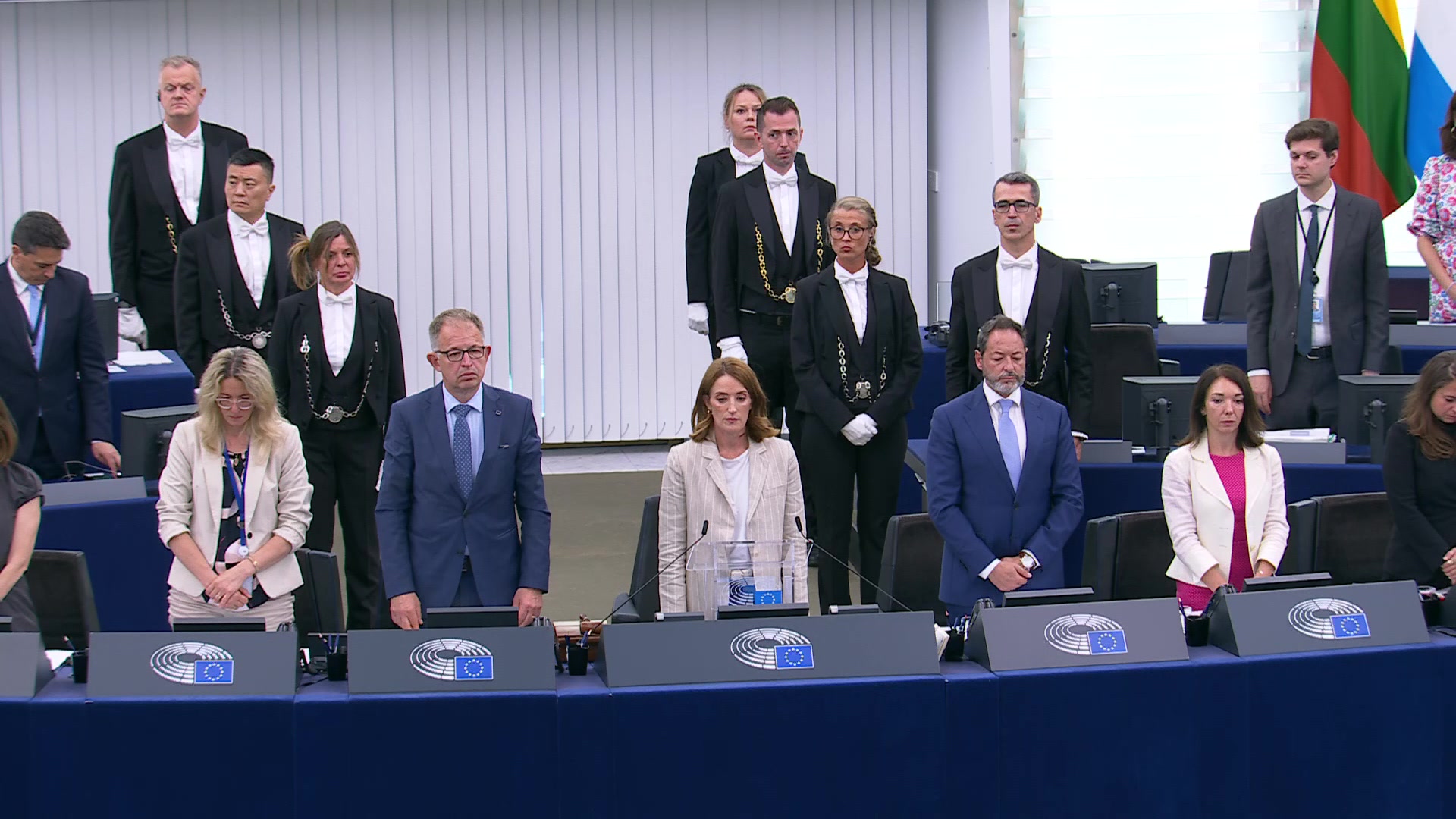 Opening statements by Roberta METSOLA, EP President on the earthquake in Venezuela (24.06.2026), followed by a minute of silence